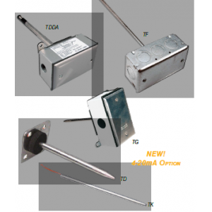 管道式溫度傳感器 –室內箱